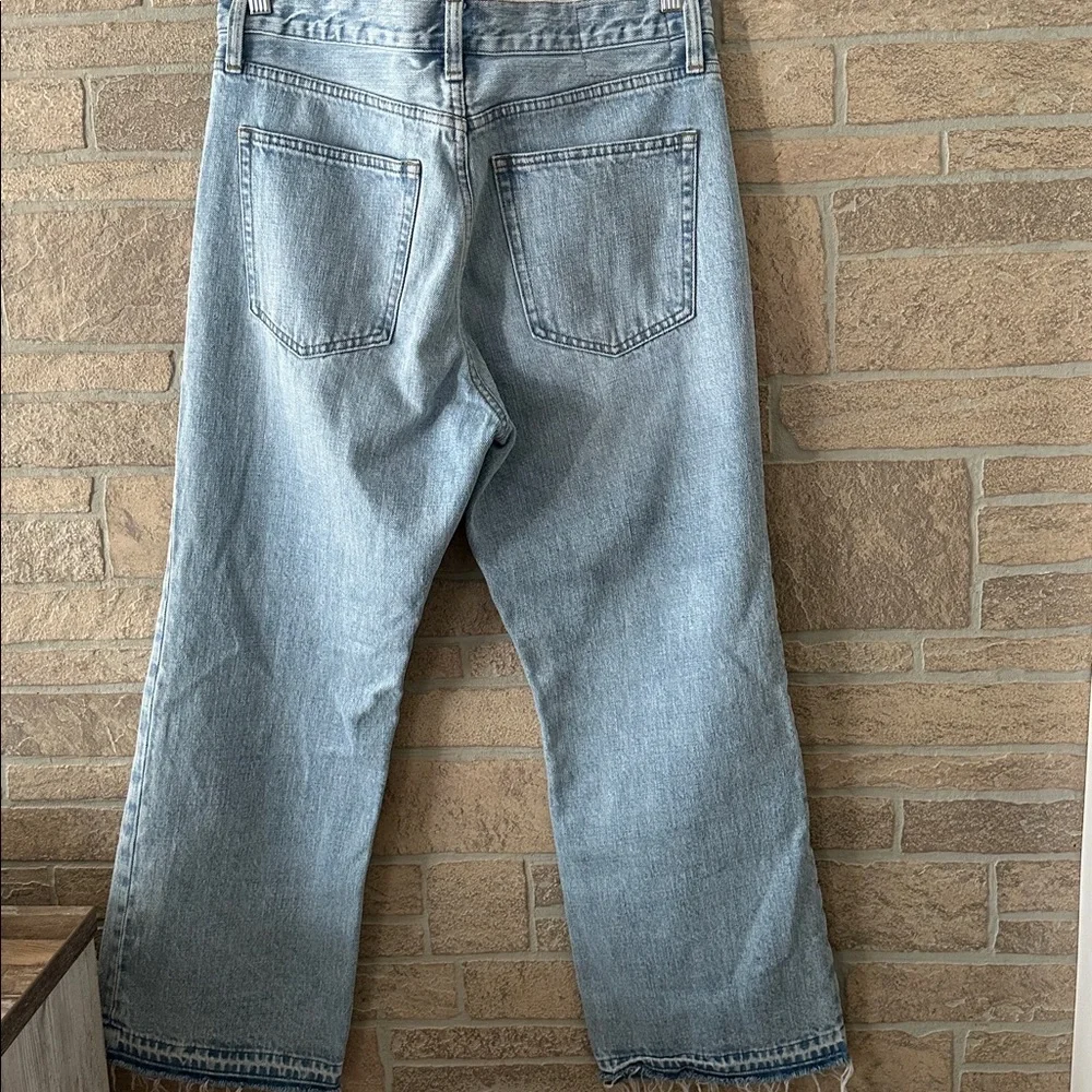 J.Crew Mid-Rise '84 Relaxed Kickout Jean Synniva Wash Size 28